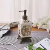 Dispensadores estilo chinês cerâmica loção garrafa vintage portátil loção shampoo água engarrafamento doméstico dispensador de sabão acessórios do banheiro