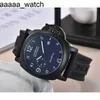 Se 2024 Panerass Luxury Men's Fashion Men Fashion Marina Leather Calender för Gentleman CCNI Wristwatch Style