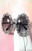 Okulary przeciwsłoneczne Oluxury Diamond Run Mandor Mandor Crystal Black Sun Glasses Ladies 2023 Mirror Shades FML7051117