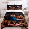 Roupa de cama personalizada engraçada e criativa para crianças perdidas K-POP com fronha cama de casal grande conjunto de capa de edredom