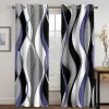 Gordijnen Goedkope Moderne Abstracte Drape Geometrische Spiraal Twee Dunne Windows Gordijnen voor Woonkamer Slaapkamer kamer Decor 2 Stuks Gratis verzending