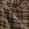 Robes décontractées Femmes européennes et américaines rétro anglais contraste chemise col noeud papillon plaid élégant à manches longues mi-été robe