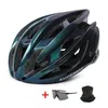 Superide Outdoor Road Bike Mountain -helm met achtergrondlicht Ultralight DH MTB Bicycle Sports Riding Cycling 240312