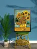 Nummer Chenistory Frame Van Gogh Sunflower Diy Målning efter siffror Väggkonst Bild efter siffror Akryl Canvas Home Decors Diy Gift Arts