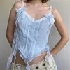 Women's Tanks Elegant V Neck Sleeveless Shirt Sexy Crop Summer Button Irregular Camisole Great For Travel Casual 066C