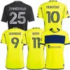 2023 2024 2025 Nashville SC Soccer Jerseys MUKHTAR LEAL ZIMMERMAN MUYL YEARWOOD SURRIDGE BOYD SHAFFELBURG maison loin 24 25 football hommes enfants chemise