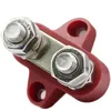 Terminal duplo vermelho/preto M8/M6 parafuso fixo fio conector caminhão motorhome iate barramento