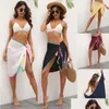 Dames Badmode Zomer Y Vrouwelijke Strand Effen Kleur Bikini Er-Ups Bandage Kwasten Er-Up Rokken Dames Strandkleding 2021 Drop Delivery Appa Otpwe