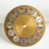 Wall Clocks Aluminium Metal Roman Numeral Wire Drawing Process Mm Outside Diameter Thick Centre Hole Clear Numerals