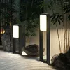 Dissuasori a LED impermeabili per prato da esterno, giardino, patio, lampada a colonna, villa, cortile, cancello