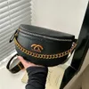 22% rabatt designer väska 2024 handväskor bröst för kvinnor koreansk version trendig och fashionabla axelkedja mångsidig crossbody midja