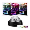 Autres accessoires d'intérieur Mini Dj Disco Boule de cristal RVB Lumière USB Protable LED Atmosphère Lumières Lampe de scène Flash Lamp6663539 Drop D Otx5Q