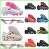 2024 New Future 7 Ultimate FG/Ag Soccer Shoes Boots Cleats for Herr Kid Mid-Cut Football De Crampons Scarpe Da Calcio Fussballschuhe Botas Futbol Chaussures With Bag 01