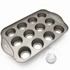 Stampo da forno rimovibile in acciaio inossidabile Mini Muffin Cupcake Vassoio per dolci Bakeware Pan Accessori per pasticceria da cucina 240318