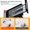 Mats Universal Phone Holder Bed Desk Clip Lazy Flexible Goosenhals Clamp Long Arms Mount för iPhone 8/7/6 Bed Desk Mobiltelefonhållare