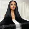 30 40inch Wig sans glue cheveux humains prêts à porter en os droit 13x4 13x6 en dentelle HD perruques de cheveux humains frontaux perruque pré-tour brésilienne