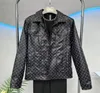 브랜드 남성 재킷 긴 슬리브 옷깃 디자이너 재킷 맨 가죽 자켓 코트