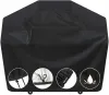 Outils Housse de barbecue en tissu Oxford 210D Hotte de four 3275 pouces BBQ Couverture noire imperméable pour l'extérieur Protection UV robuste Pare-soleil