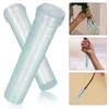 Decorative Flowers 100 Pcs Water Hose Floral Tubes Orchid Flower Arrangement Pipe Bottles For Plastic Reusable