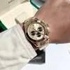 Роскошные мужские часы, высококачественные автоматические механические часы Montre de luxe, суперсветящиеся водонепроницаемые наручные часы без хронографа