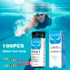 Testa dricksvattentestremsa Vattenkvalitetstestremsa för diskmaskin Swimming Pool Aquarium pH Brom Nitrat Saltkvalitet TES