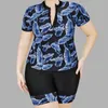 Mulheres Swimwear Esporte Surfsuit Plus Size Mulheres 2024 Rash Guard Manga Curta Maiô 2 Peças Ternos de Surf Maiô Biquíni Tankini