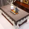 Nappe de Table 9053 Wind Home Tea, en coton et lin, tapis rectangulaire Simple