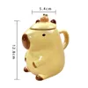 Tasses Capybara tasse à thé 450ml tasse à thé cadeau créatif café lait porcelaine pour les faveurs vacances maison fêtes Table