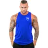 Varumärke Gymkläder Cott Casual T Shirt Bodybuilding Stringer Tank Top Men Fitn Shirt Muscle Guys ära Väst Tankop Q3to#