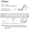 Eilyken Design Rivetto Cristallo Donna Pompe PVC Trasparente Tacchi alti Sexy Discoteca Prom Sandali femminili Scarpe da sposa 240320