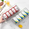 Bins Refrigerator Storage Box Beer Drinks Can Soda Bottle Fridge Jar Holder Auto Rolling Dispenser Kitchen Refrigerator Organizer Hot