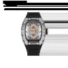 Armbanduhr mechanische und Tielbo Automatische Herren Handgelenkkristallrahmen transparent ohne Weineimer intelligentc24410