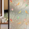 Films Raamprivacyfolie Glas-in-loodfolie Niet-klevende statische glasfolie Decoratieve matglazen raamfolie voor thuis