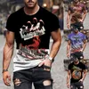 estate New Fi Hip Hop Rock Judah Pastor Band 3D stampato T-shirt da uomo Casual Trend Street Top manica corta u3Qq #