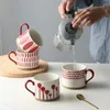 Tasses Tasse à café rétro nordique classique simple et belle protection de l'environnement bureau moderne couple eau