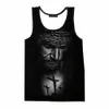 Cristo Jesus 3D Imprimir Tank Tops 2023 New Fi Casual Roupas Masculinas Mulheres Streetwear Oversized Sleevel Camisas Ropa Hombre G8GE #