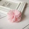 Fiori decorativi 10pcs/lotto da 6,5 ​​cm in tessuto in tela in chiffon 3d arrologi fatti artificiali abiti da sposa fiore di rosa fiordia