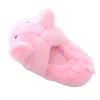 Slippers Millffy large size plush comfort code couple Pack heel pink pig slippers ins style cute pig cotton slippers couple home shoes