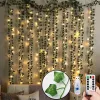 Nagrobki 12pcs Wystrój pokoju estetyczne sztuczne rośliny LED Ivy Garland Fałszywe liście winorośle wiszące do domu do dekoracji salonu sypialnia