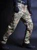 Mege Tactical Cargo Pants Men joggers Combat Swat Army Military Pants Cott Camo Pockets Stretch Flexible Casual Sweatpants 4xl K3YV#