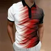 abstracti Men's Polo Shirt Summer Casual Tee Loose Short Sleeve Oversized Outdoor Streetwear Shirt Camisetas Polo Men Clothing v0KK#