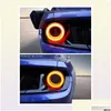 Car Tail Lights Rear Lamp For Mustang Led Light 1521 Ford Gt Style Taillights Turn Signal Fog Brake Daytime Running Lights1258901 Drop Dhuqx