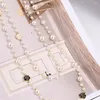 Chains Alloy Exquisite Workmanship Pearl Necklace With Wide Application For Women Fashionable And Elegant