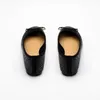 Ballet 294 lägenheter skor avslappnade kvinnor klassiker loafers vit läder dam modedesign bowknot vår fo 57744