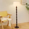 New Wooden Floor Lamp Living Room Sofa Decoration Atmosphere Lamp Bedroom High-end American Retro Standing Desk Lights