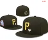 Unisexe en gros pirates Snapbacks Sox Baseball Designer Luxury Caps ajustés de la lettre de taille
