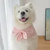 Köpek Giyim Kedi Malzemeleri Dekorasyon Yıkanabilir Festival Tükürük Tükürük Yavru Kukla Scarf Bandana Pet Bib