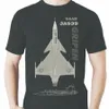 Swedish Air Force Jas 39 Gripen Fighter T-shirt Summer Cott Short Sleeve O-Neck Men'st Shirt New S-3XL H4NU#