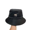 casquette Acetic Acid Fisherman Fashionable, Simple Versatile Black and White Silk Pot Hat Autumn Outdoor Travel Sunshade