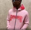 Mannen Truien Y2K Mode Chrysant Borduren Rits Hoodie Harajuku Losse Casual Streetwear Hiphop Sweatshirt Man Kleding Warme Tops